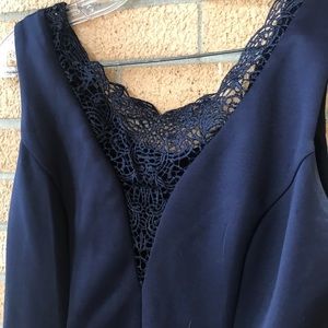 Dark blue dress